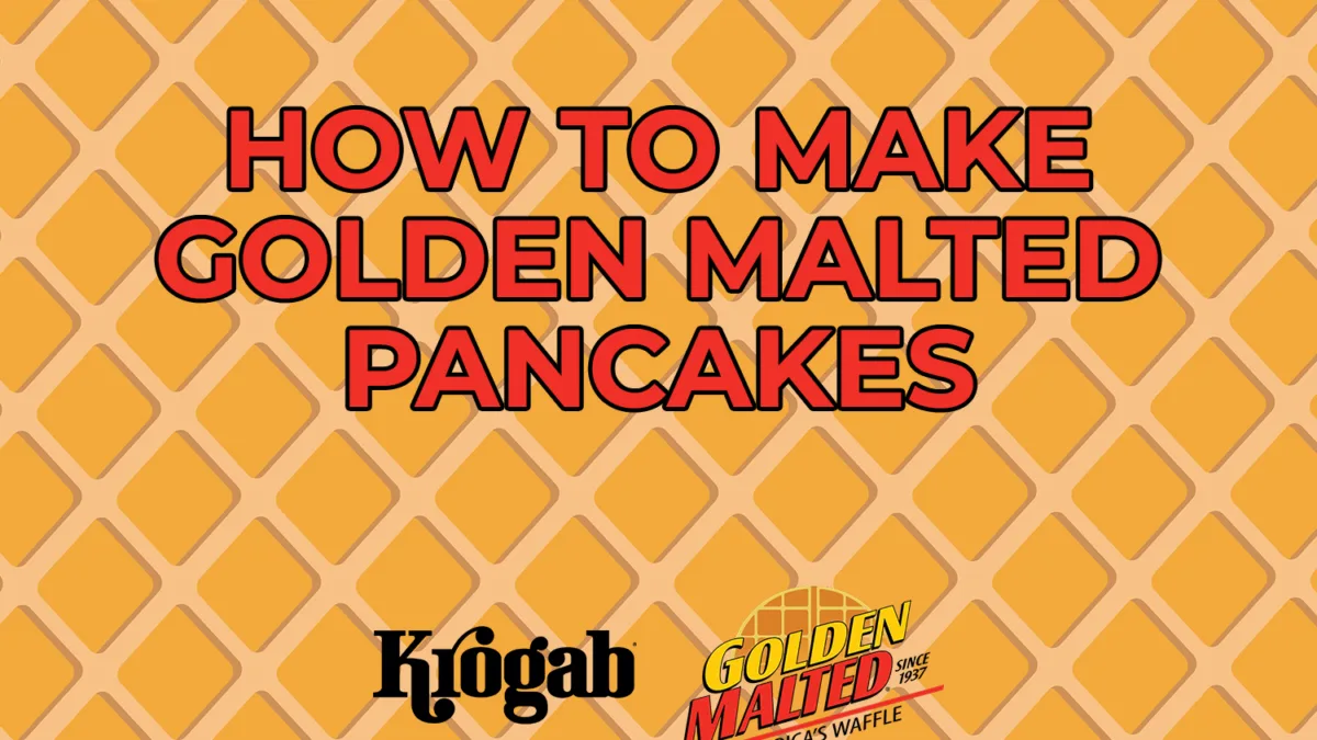Golden Malted Pancakes